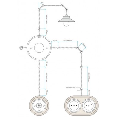 Розетка Werkel Retro WL18-03-01 одноместная с заземлением белая