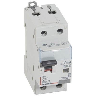 Автоматический выключатель дифференциального тока Legrand АВДТ DX3 411054 (1P+N) C 40A 30mA