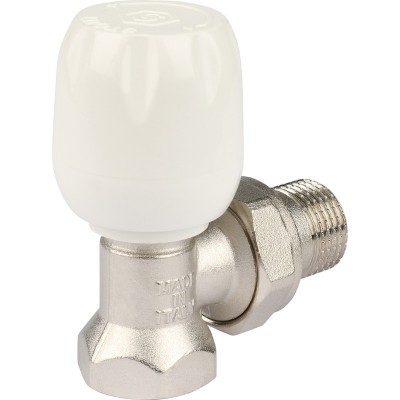 Клапан ручной терморегулирующий Stout SVRs 1152 000015 1/2 дюйма угловой с неподъемным шпинделем