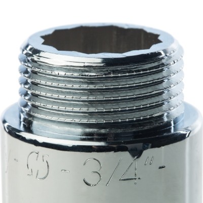 Удлинитель Stout SFT-0002-003470 3/4 дюйма 70 мм хромированный с внутренней и наружной резьбой