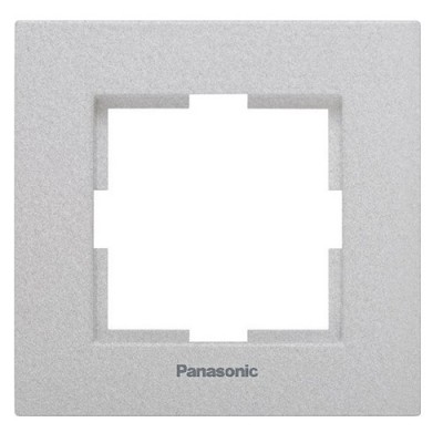 Рамка одноместная Panasonic Karre Plus WKTF08012SL-RES серебро