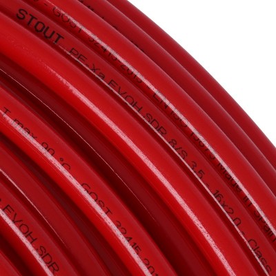 Труба Stout PEX-a SPX-0002-501620 16х2 мм красная бухта 500 м