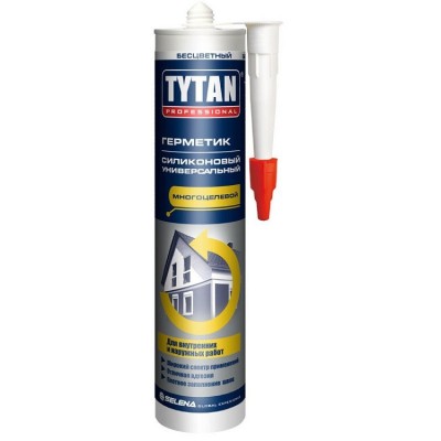Герметик силиконовый Tytan Professional универсальный бесцветный 310 мл