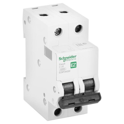 Автоматический выключатель Schneider Electric EASY 9 2П C 20А 4,5кА