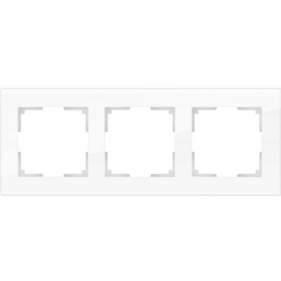 Рамка трехместная Werkel Favorit WL01-Frame-03 белая