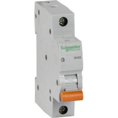 Автоматический выключатель Schneider Electric Домовой ВА63 1П C 10A 4,5кА