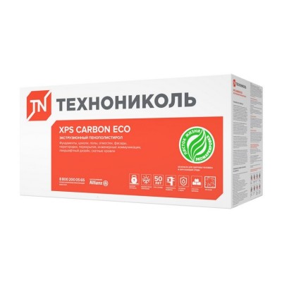 Теплоизоляция Технониколь Carbon Eco 1180x580x40 мм 10 плит в упаковке