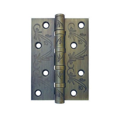 Петля дверная Adden Bau 100X70X2.5 4BB Flo с четырьмя подшипниками Antic Bronze