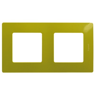 Рамка двухместная Legrand Etika 672542 зеленый папоротник