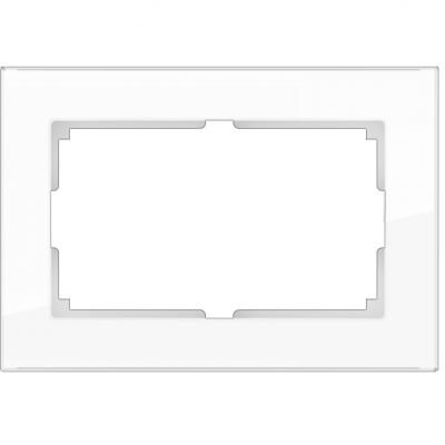 Рамка для двойной розетки Werkel Favorit WL01-Frame-01-DBL белая