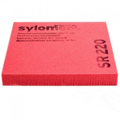 Виброизолирующий эластомер Sylomer SR 220 красный 1200х1500х25 мм