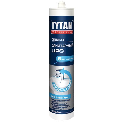 Герметик силиконовый Tytan Professional UPG санитарный бесцветный 310 мл