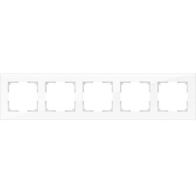 Рамка пятиместная Werkel Favorit WL01-Frame-05 белая