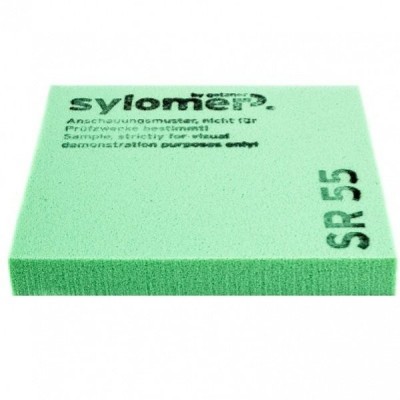 Виброизолирующий эластомер Sylomer SR 55 зеленый 1200х1500х12,5 мм