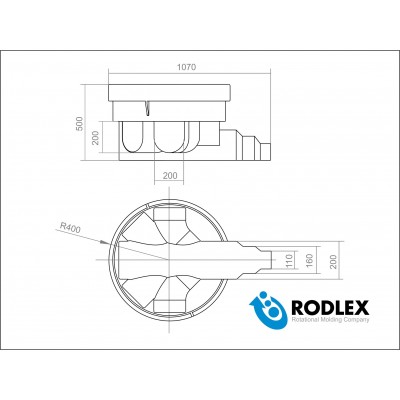 Колодец распределительный Rodlex R2-500/800 без крышки
