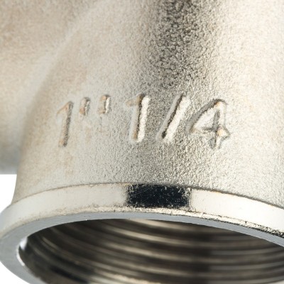 Угольник Stout SFT-0012-000114 1 1/4 дюйма никелированный с внутренней и наружной резьбой
