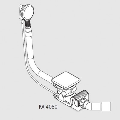 Сифон для ванны Kaldewei Comfort-Level KA 4080 для ванны Conoduo белый