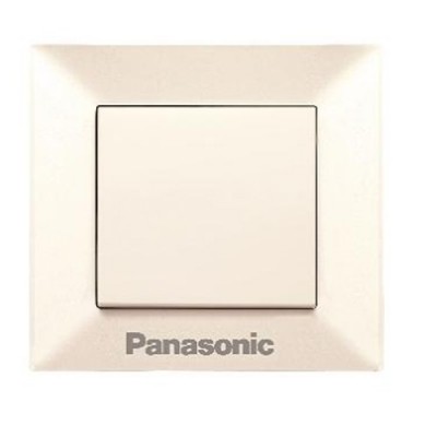 Выключатель Panasonic Arkedia WMTC00012BG-RES одноклавишный кремовый