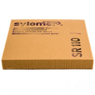 Виброизолирующий эластомер Sylomer SR 110 коричневый 1200х1500х12,5 мм