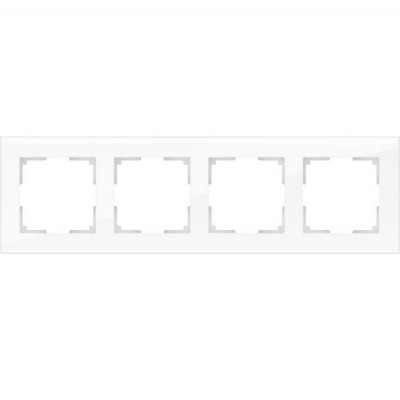 Рамка четырехместная Werkel Favorit WL01-Frame-04 белая