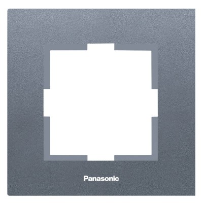 Рамка одноместная Panasonic Karre Plus WKTF08012DG-RES темно-серая