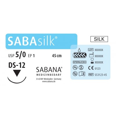 Шовный материал Sabana Medizinbedarf Sabasilk S-23262-75