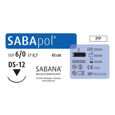 Материал шовный Sabana Medizinbedarf Sabaguard P-41190-45