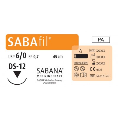 Материал шовный Sabana Medizinbedarf Sabafil N-33193-45