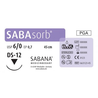 Материал шовный Sabana Medizinbedarf Sabasorb G-33193-45