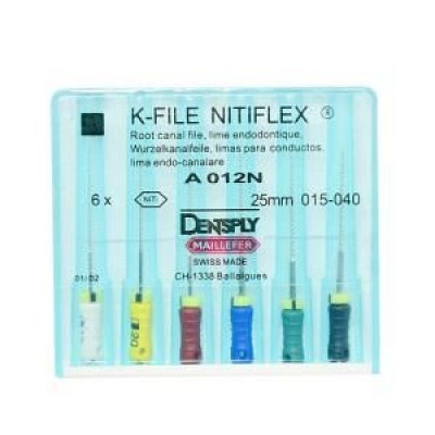 Инструмент ручной Maillefer K-File Nitiflex №15 25мм A012N02501512