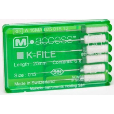 Инструмент ручной Maillefer K-File M-Access №15 21мм A12MA02101512