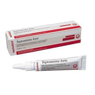 Septomixine Forte - паста для лечения пульпитов и периодонтитов 7,5г