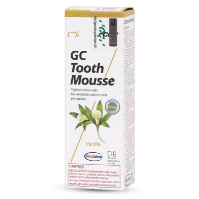 GC Tooth Mousse - аппликационный крем, ваниль 40г