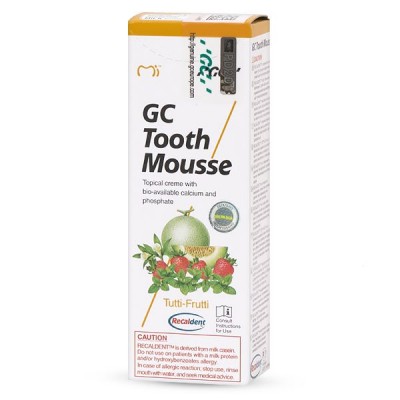 GC Tooth Mousse - аппликационный крем, фруктовый 40г