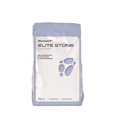 Гипс Zhermack Elite Stone 4 класс 3кг синий С410050