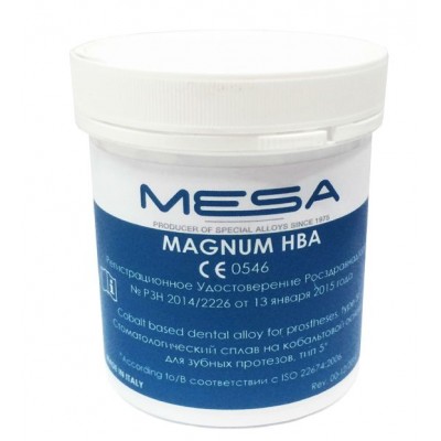 Сплав Mesa Magnum HBA для бюгелей, кобальт-хромовый, 1кг