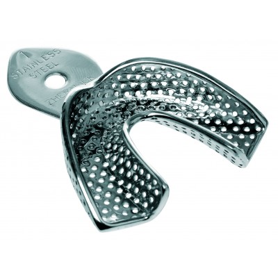 Cлепочная ложка Zhermack Hi-Tray Metal 1шт размер 3 нижняя челюсть D53IP