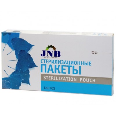 Пакеты для стерилизации JNB 7-1/2 x13 19х33см 200шт 1A8103