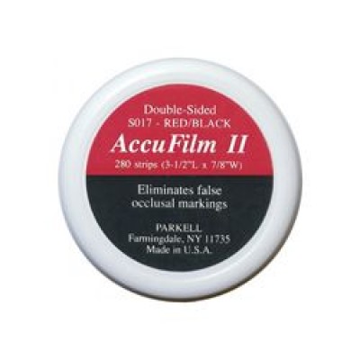 Бумага артикуляционная Parkell AccuFilm Red-Black 280шт S017