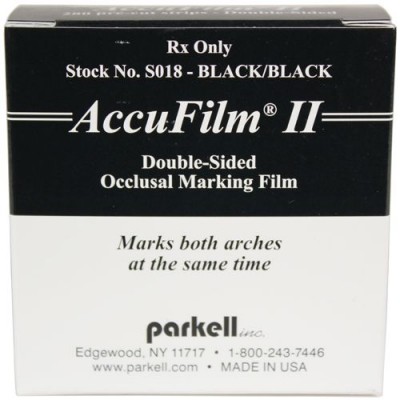 Бумага артикуляционная Parkell AccuFilm Black-Black S018 280шт S018
