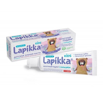 Зубная паста Lapikka Молочный пудинг с кальцием 45г