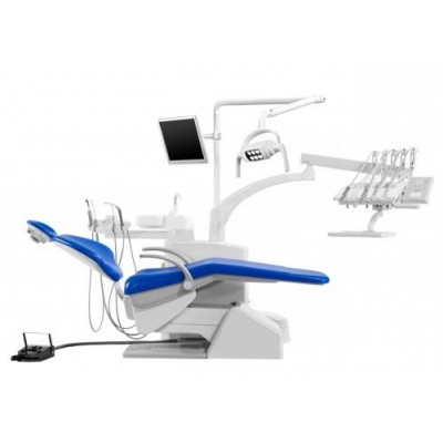 Стоматологическая установка Siger S30i нижняя подача, эжекторного типа, цвет cеребристый перламутр